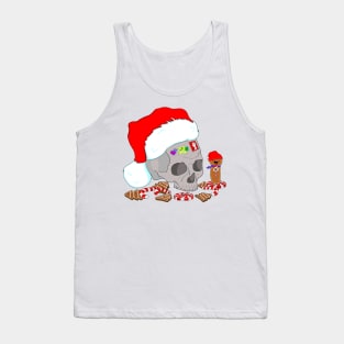 Xmas skull and Gingie Tank Top